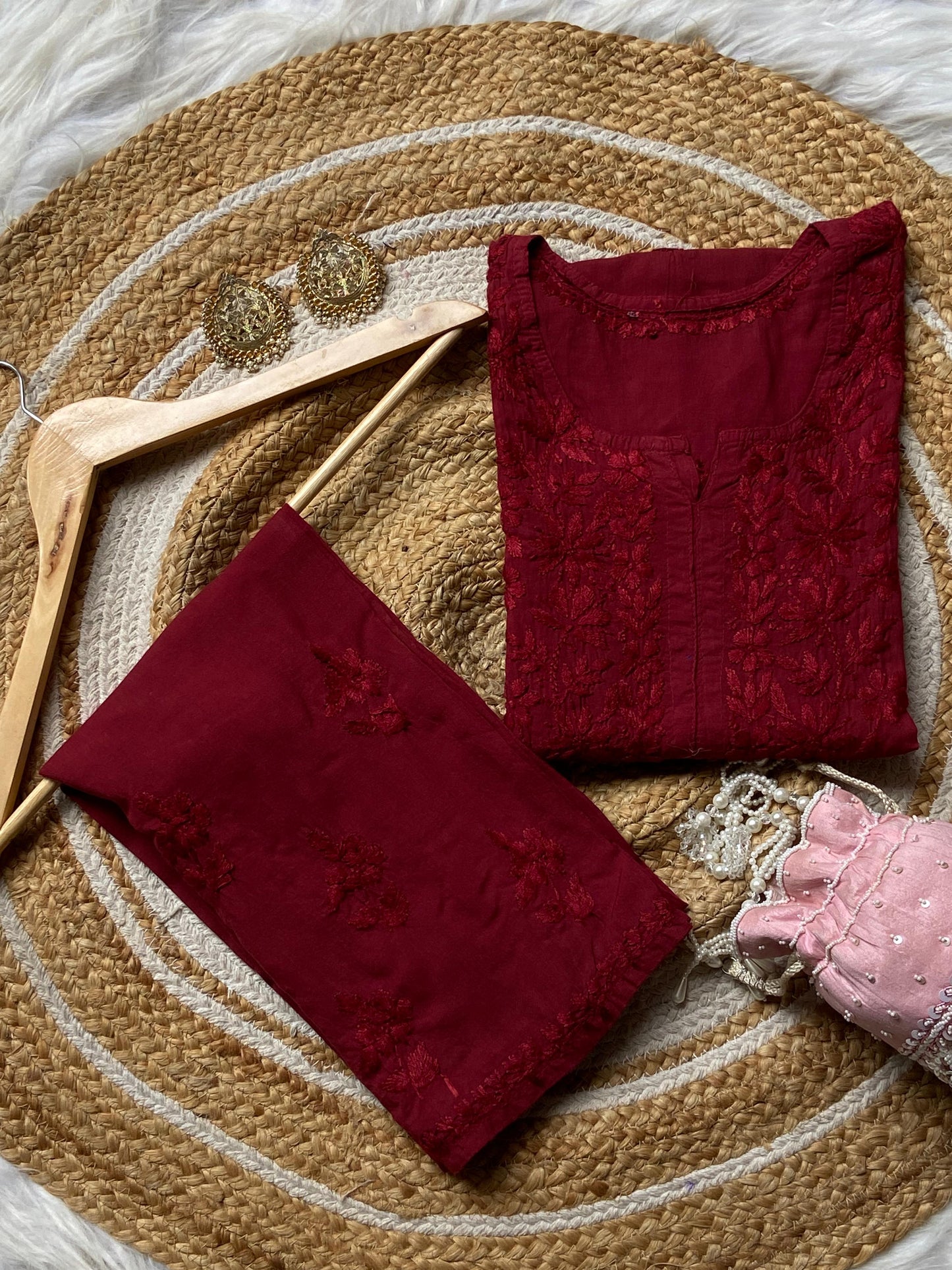 Premium Dyeable Soft Modal Palazzo Set