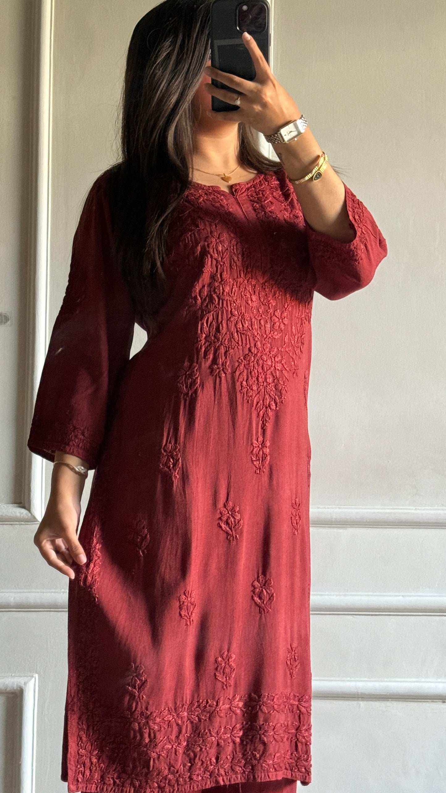 Dyeable Heavy Daman Modal Palazzo Set