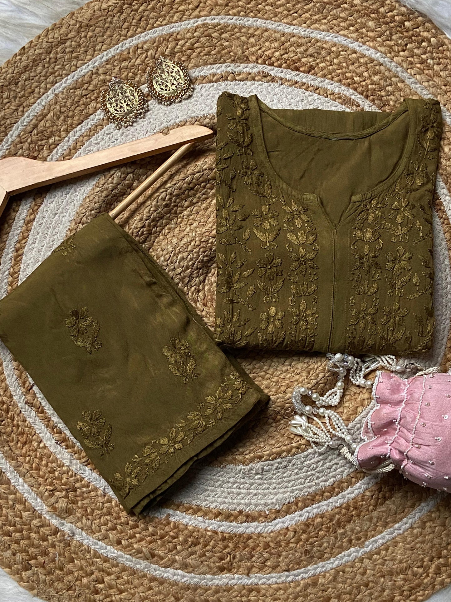Dyeable Heavy Daman Modal Palazzo Set