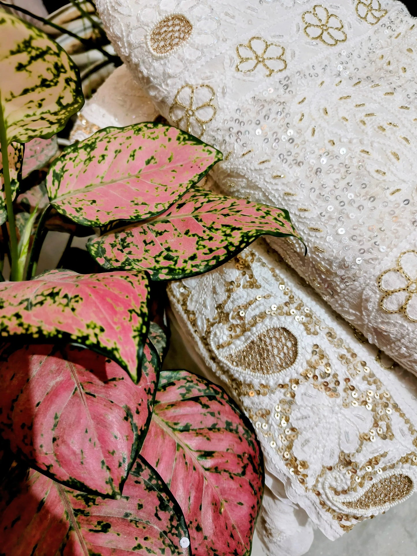 Pure Georgette Chikankari Saree
