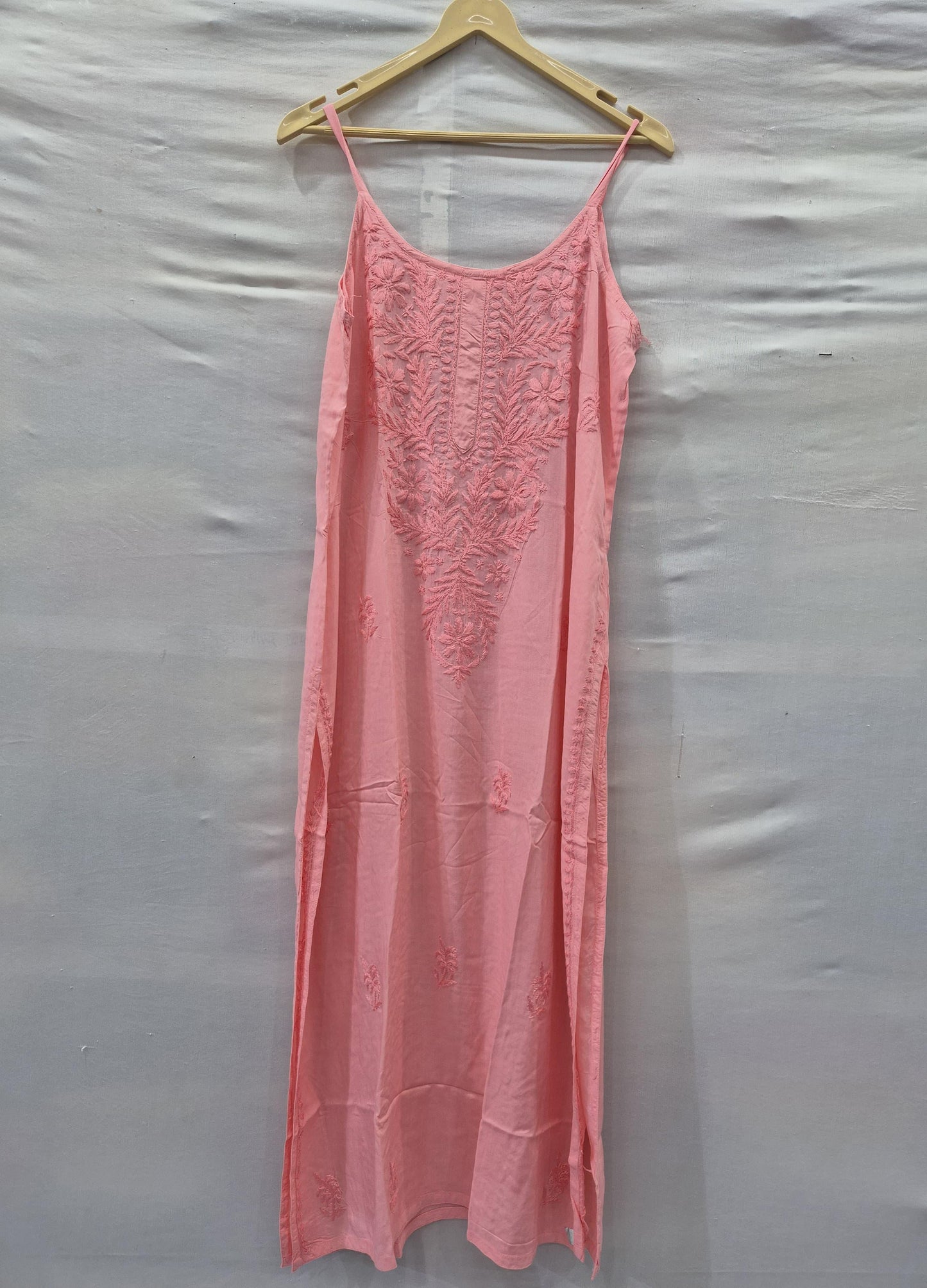 Noodle Strip Chikankari Kurti