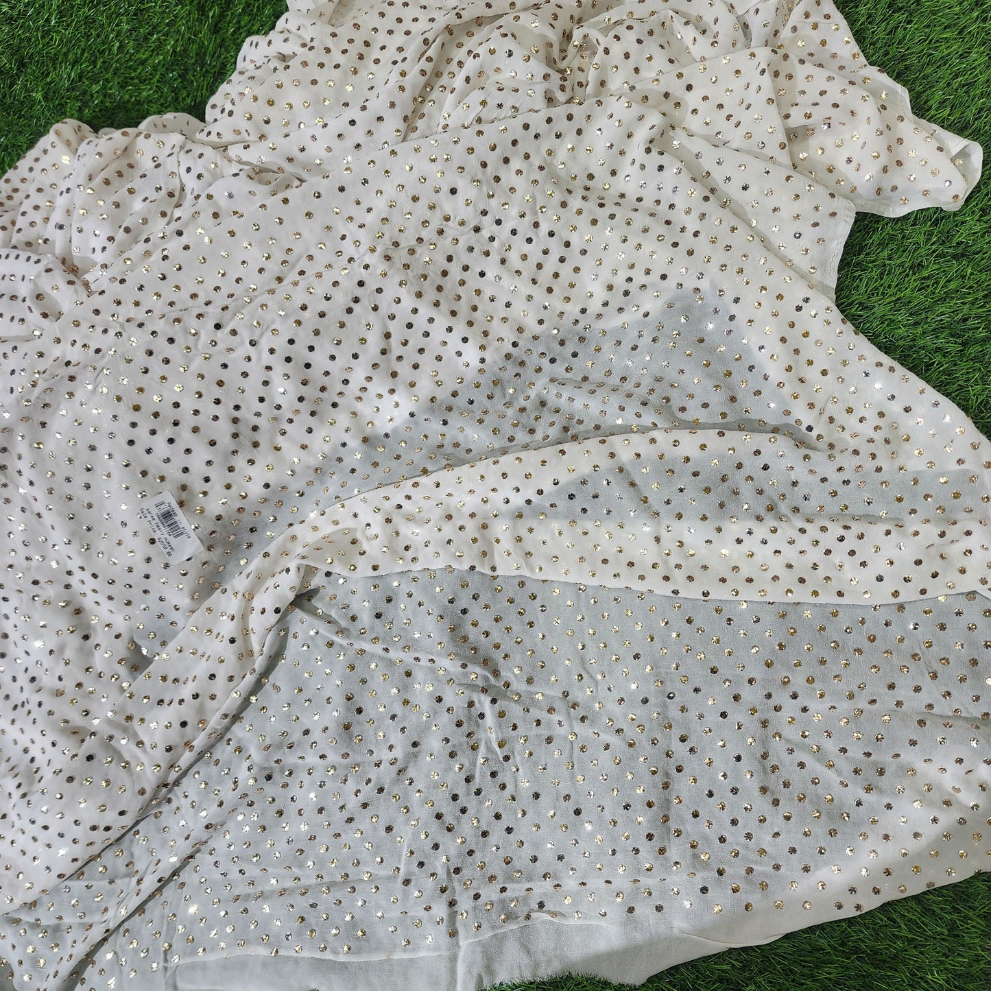 Viscose Kamdani Saree with Chikankari Design