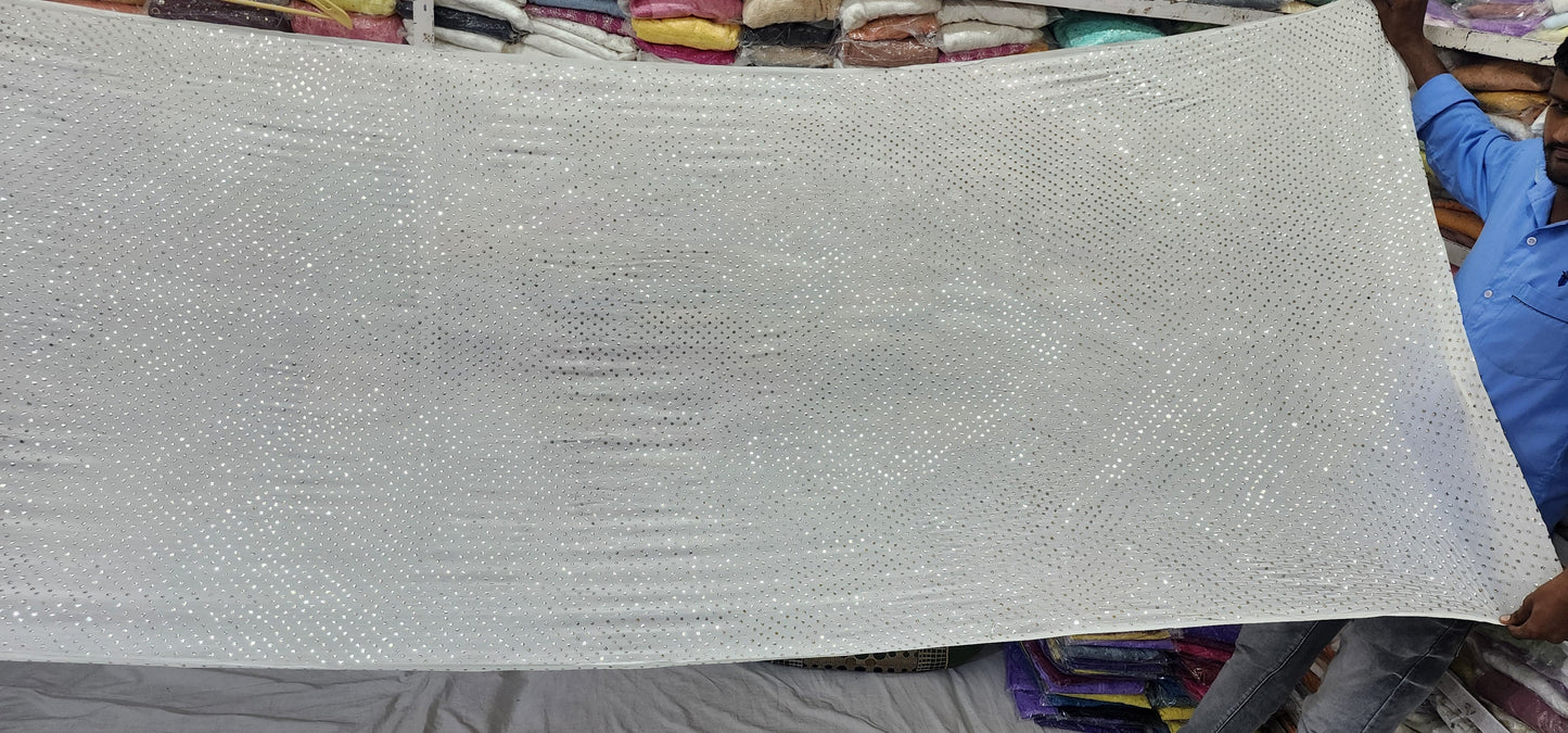 Viscose Kamdani Saree with Chikankari Design