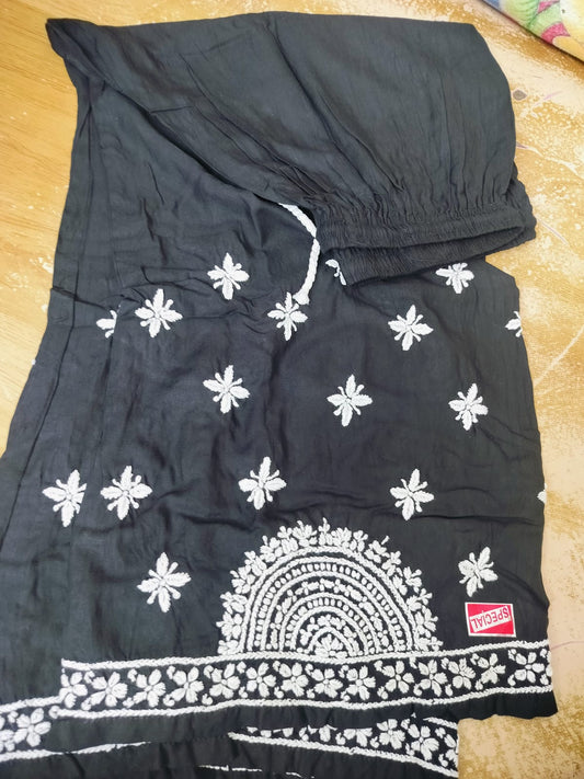 Rayon Chikankari Special Size Palazzo