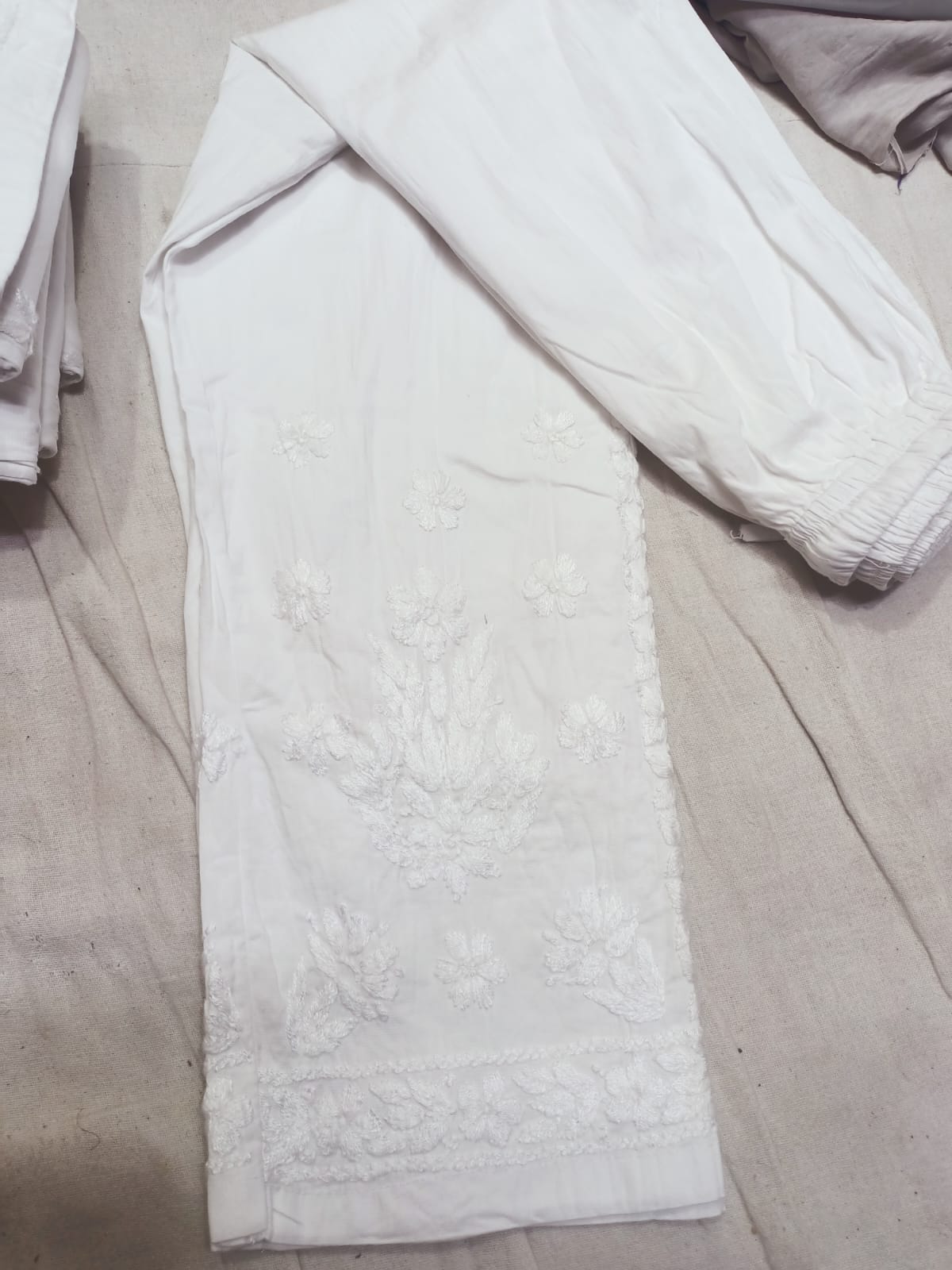 Cotton Chikankari Embroided Design Pant