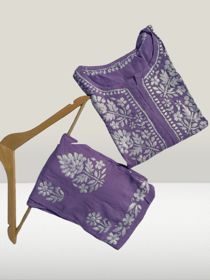 Premium Rayon Chikankari Palazzo Set