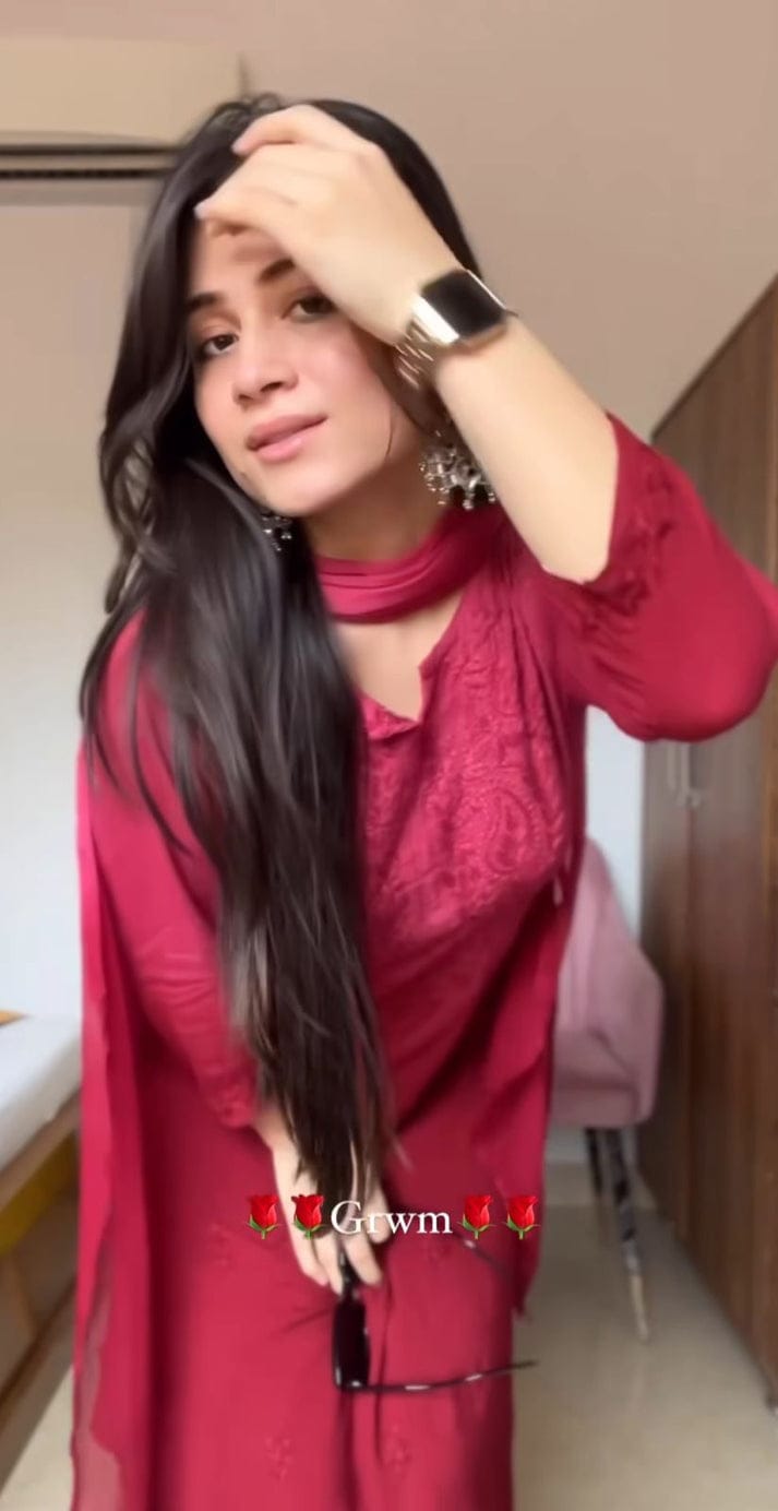 Rayon Kurti Palazzo Set with Chikan Embroidery