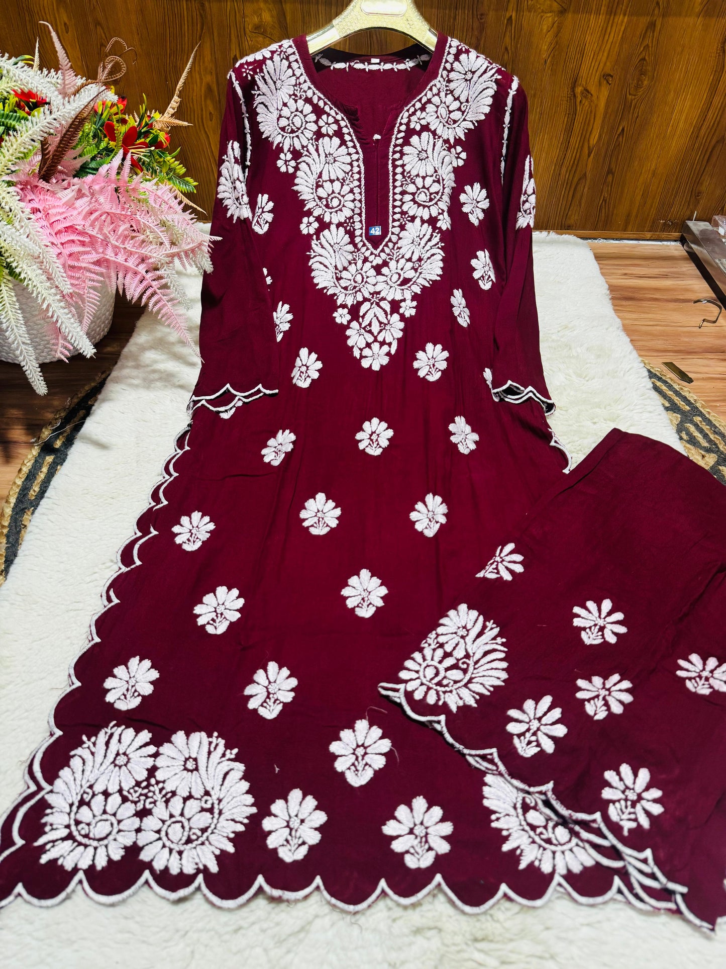 Rayon Kurti Set