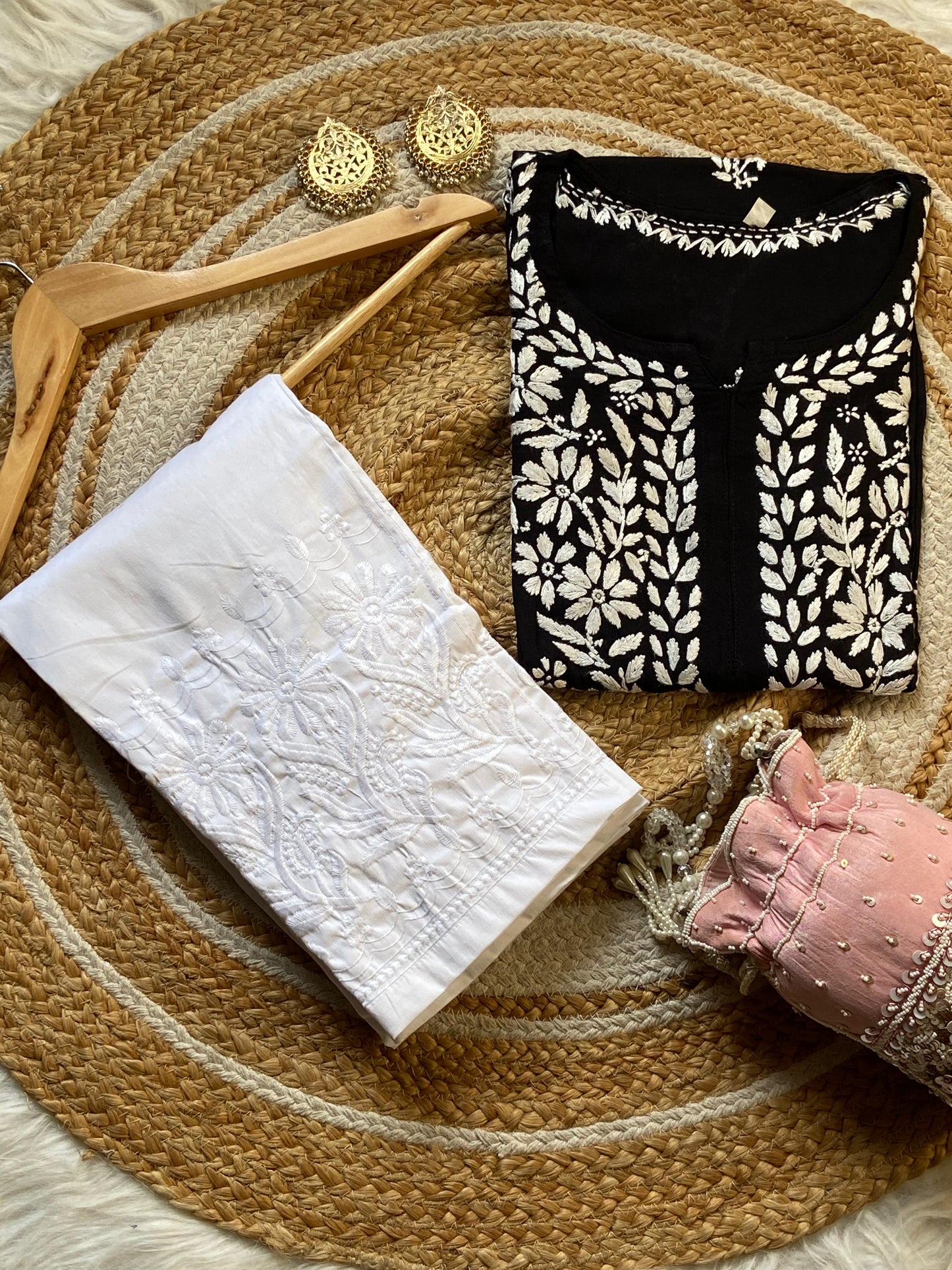 Premium Rayon Chikankari Kurti set