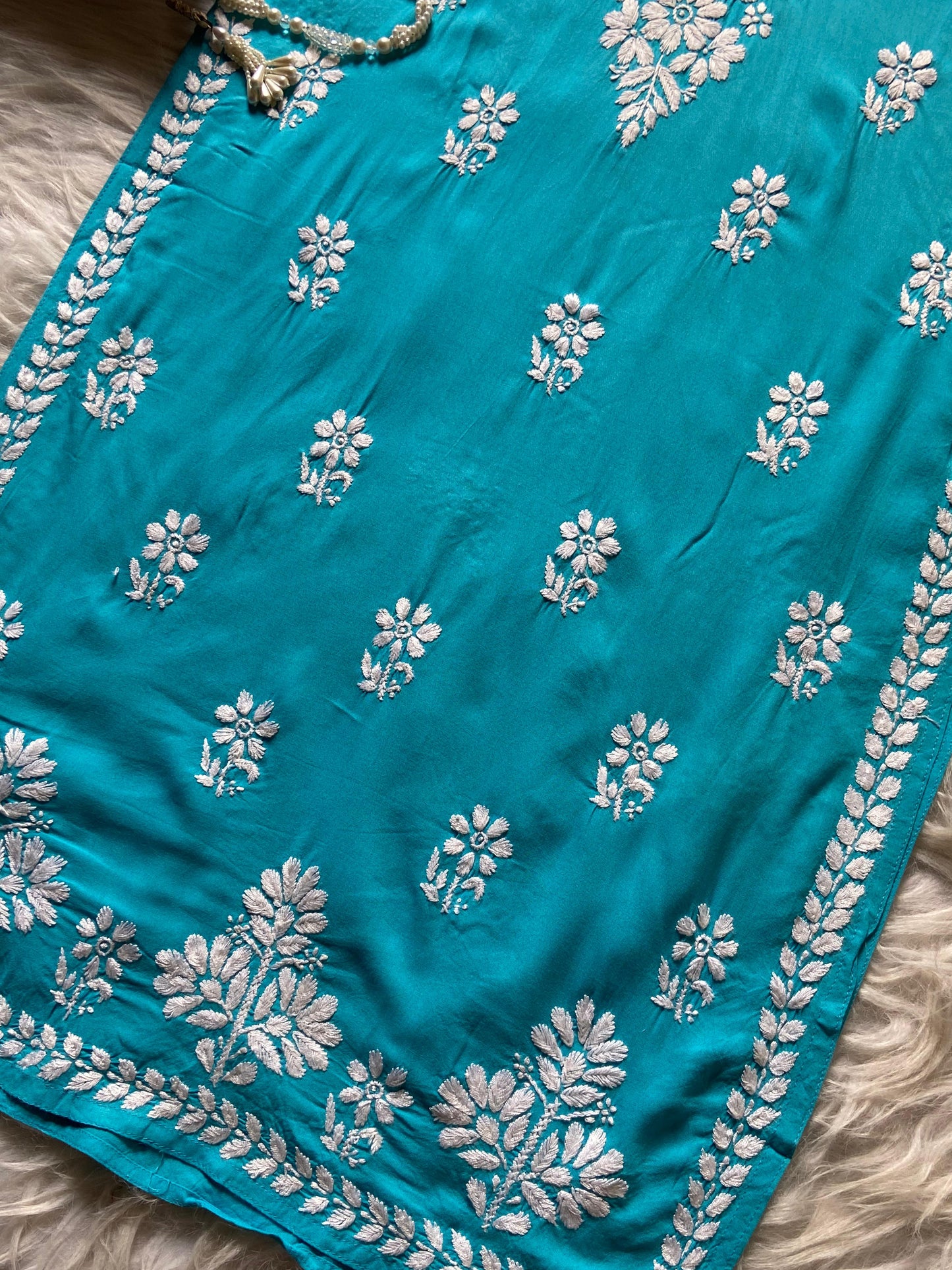 Premium Rayon Chikankari Kurti set