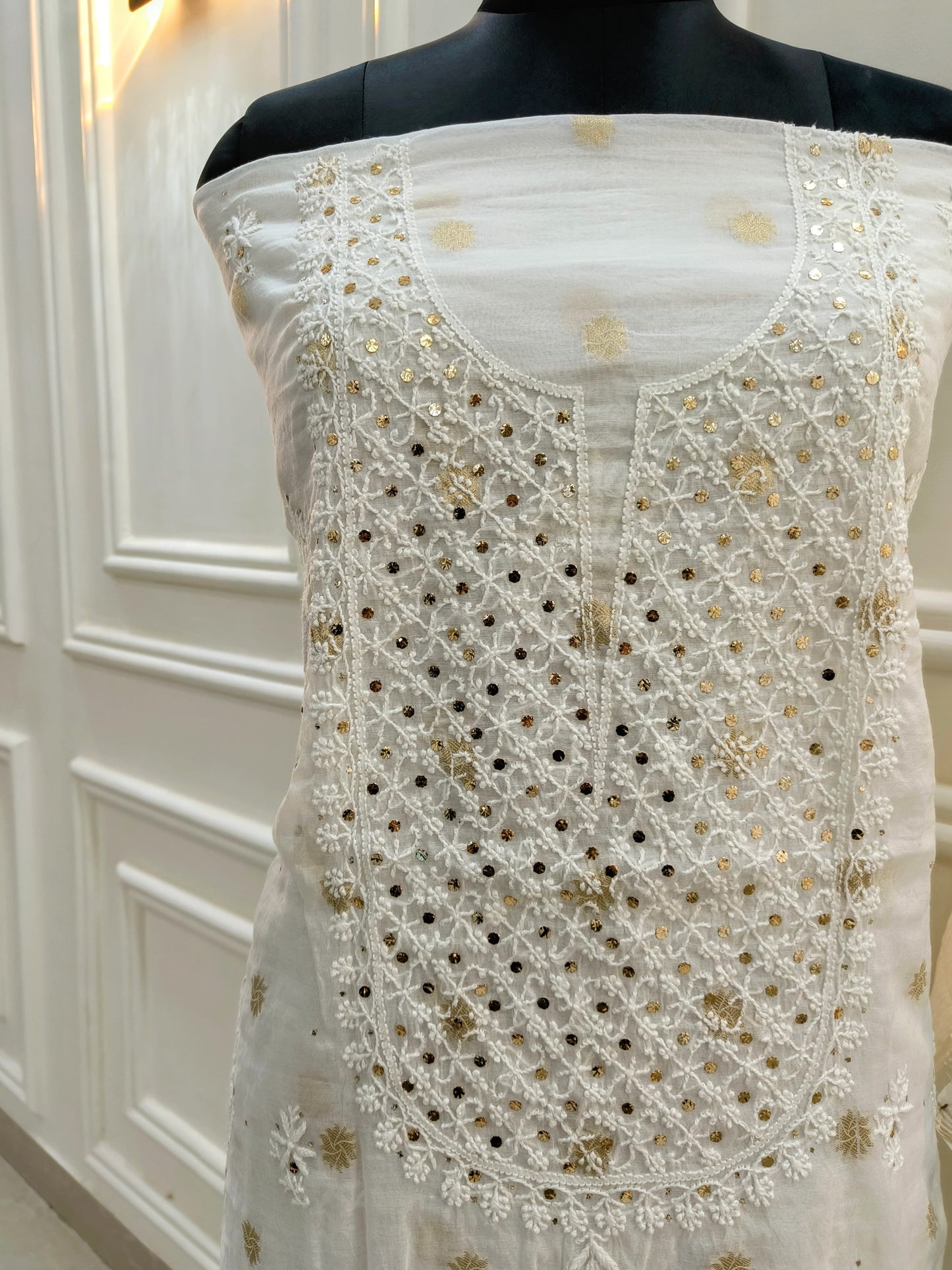 Mul Chanderi Banarasi Suits