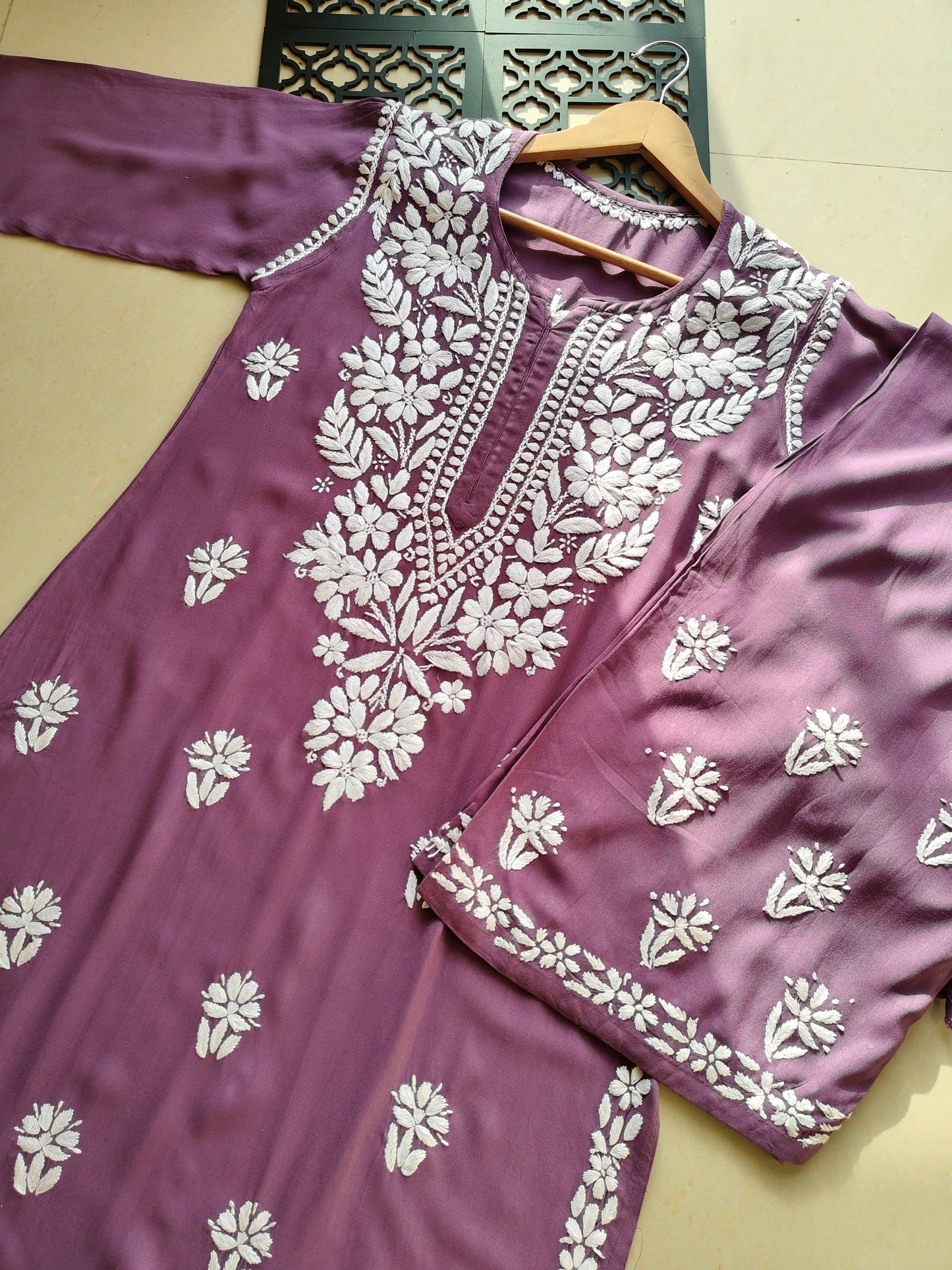 Premium Fine Chikankari rayon sets