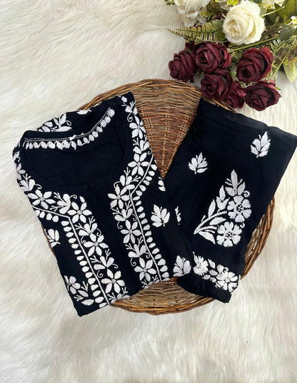 Rayon Kurti and Plazo set