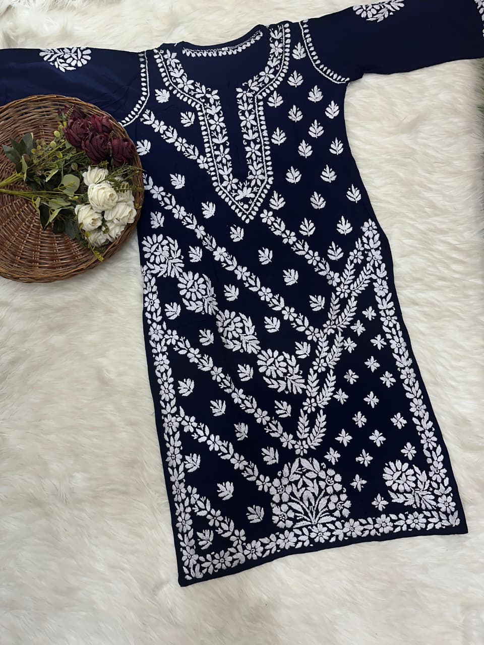 Rayon Kurti and Plazo set