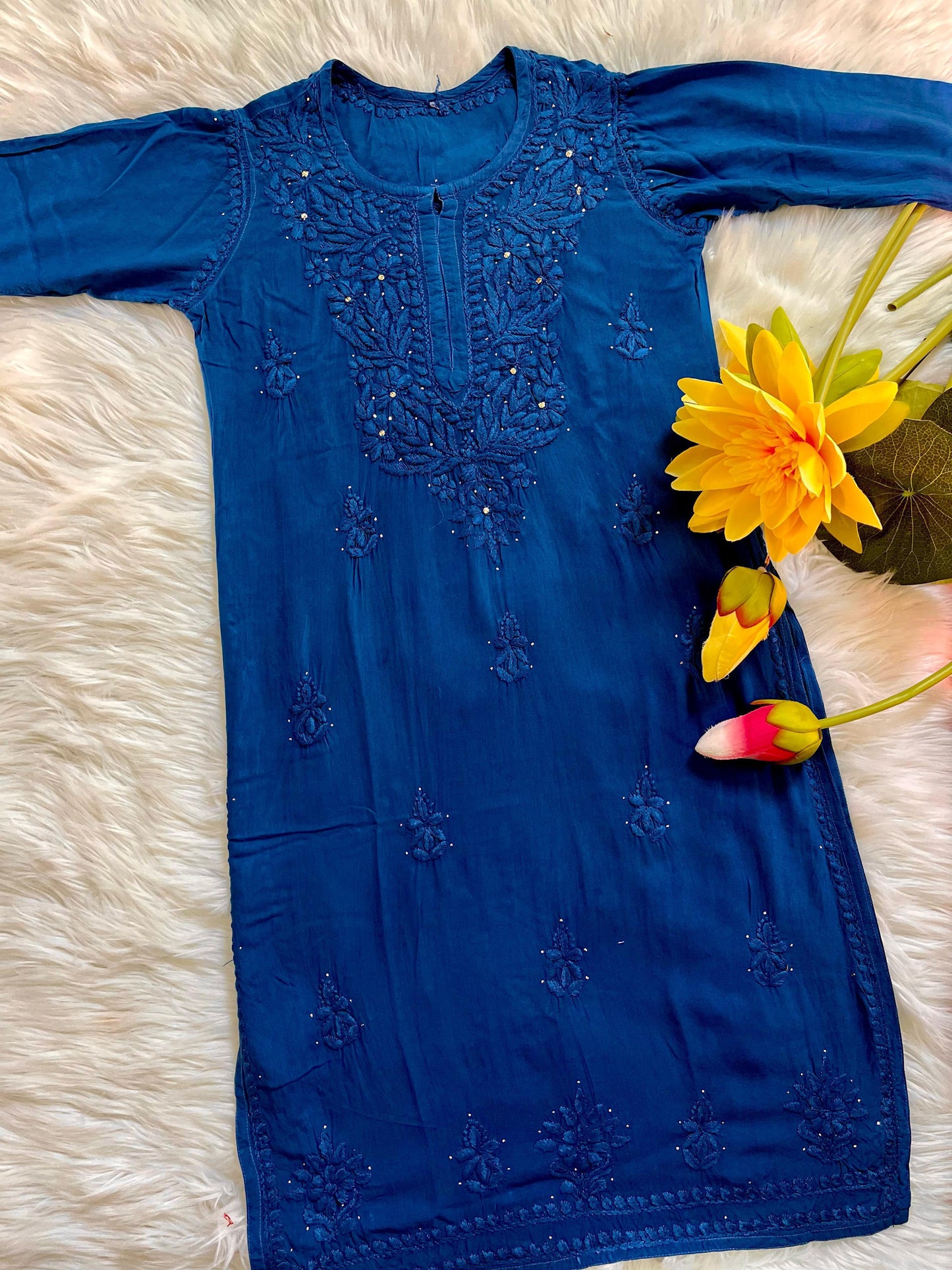 Rayon Mukesh kurti palazzo set