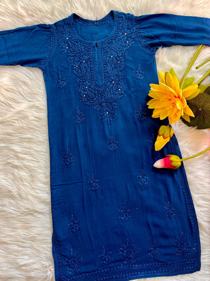 Rayon Mukesh kurti palazzo set