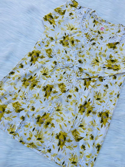 Elegant Handcrafted Chikankari Short Kurti