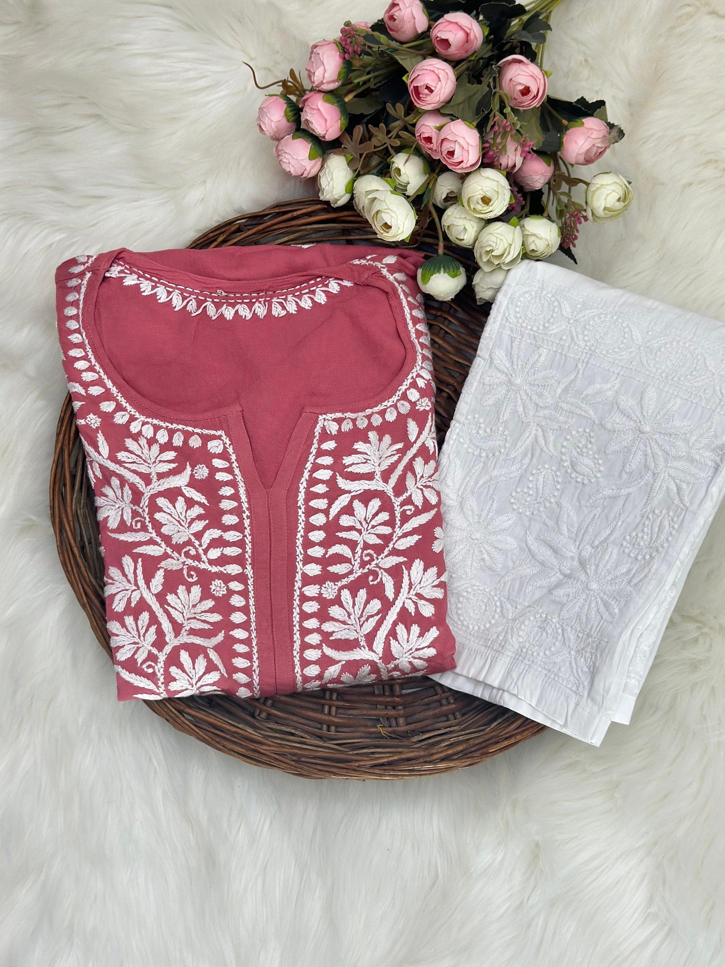 Rayon Kurti with Lycra Pant