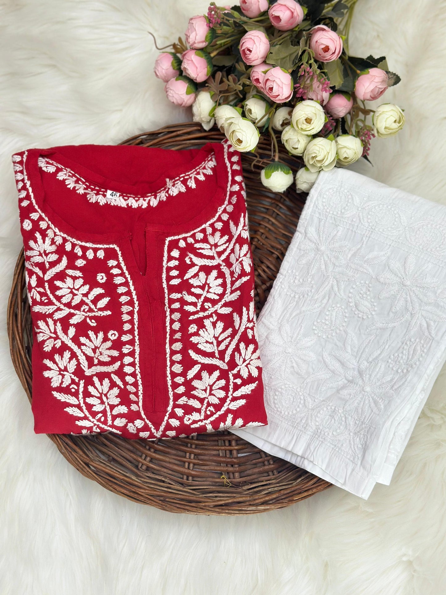 Rayon Kurti with Lycra Pant