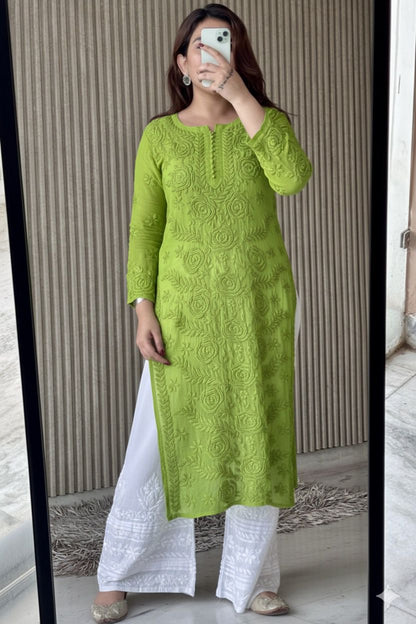 Viscose kurti and Plazo set.