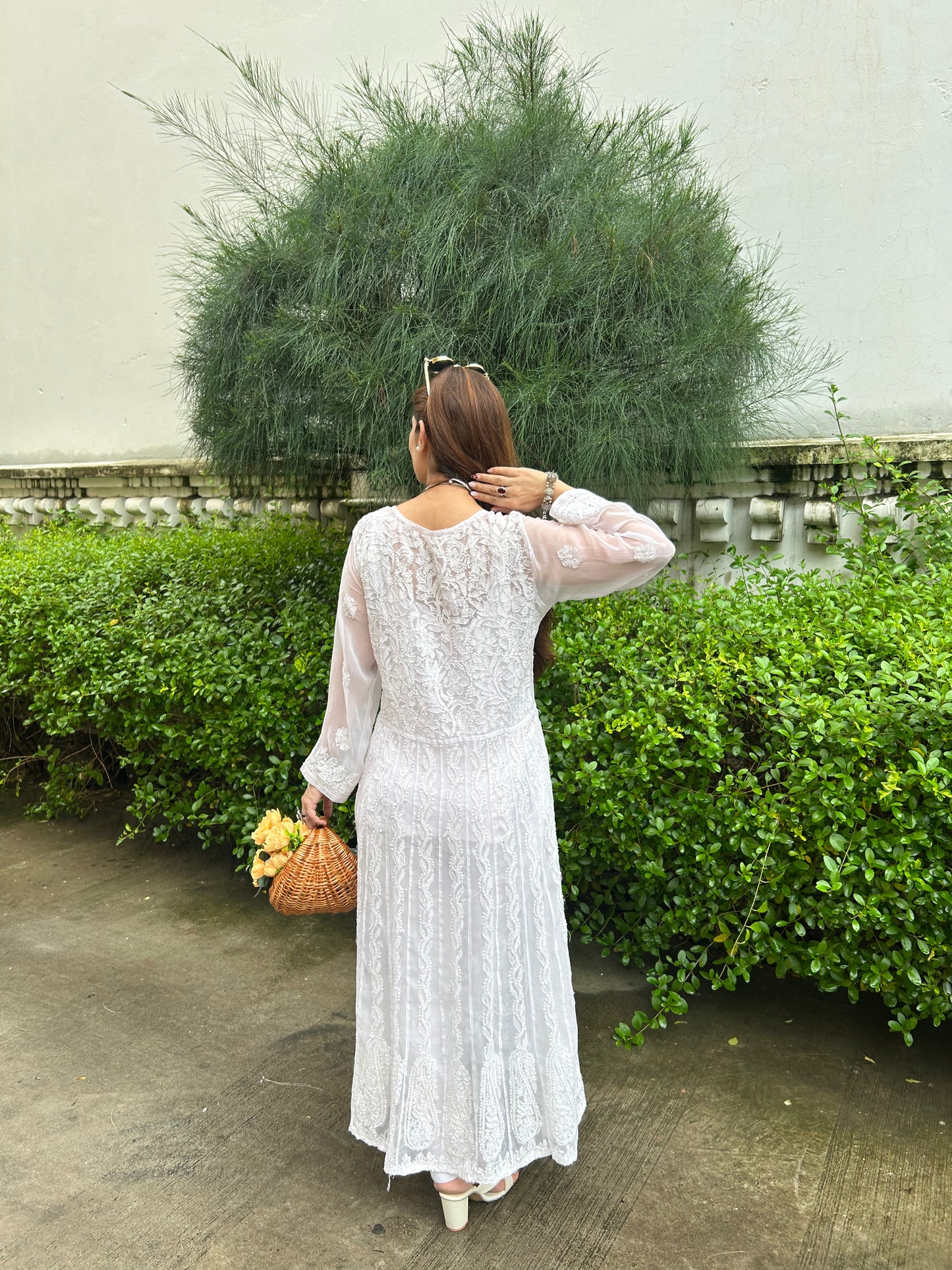 Chikankari Georgette Anarkali