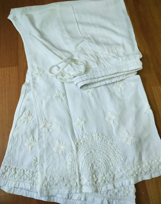 Rayon Chikankari Special Size Palazzo