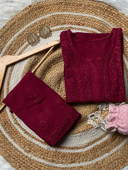 Dyeable Heavy Daman Modal Palazzo Set