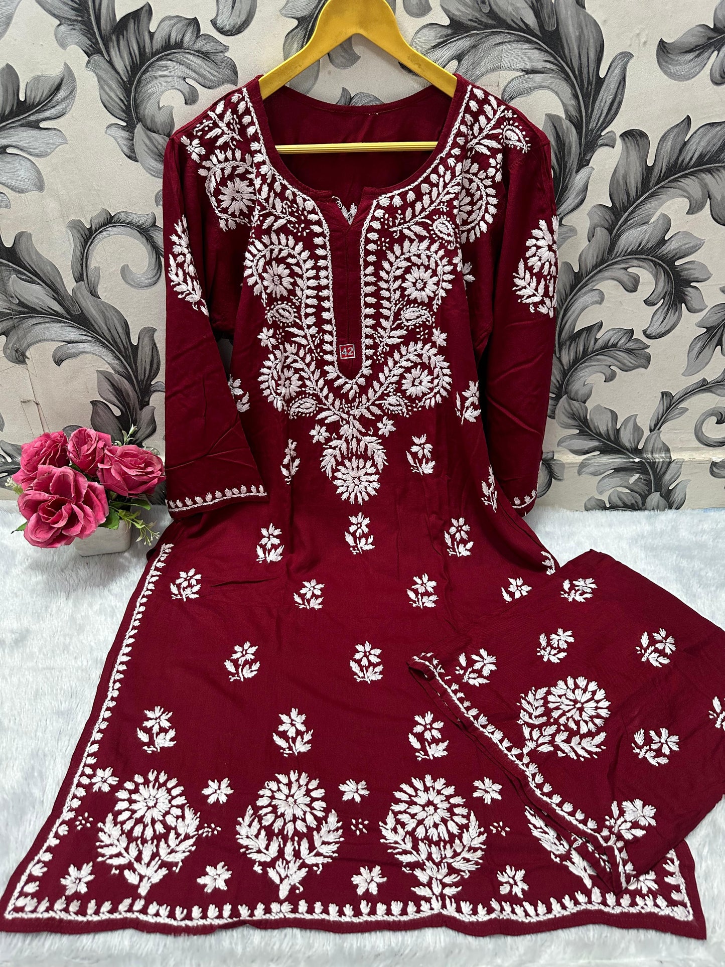 Rayon Kurti Plazo set