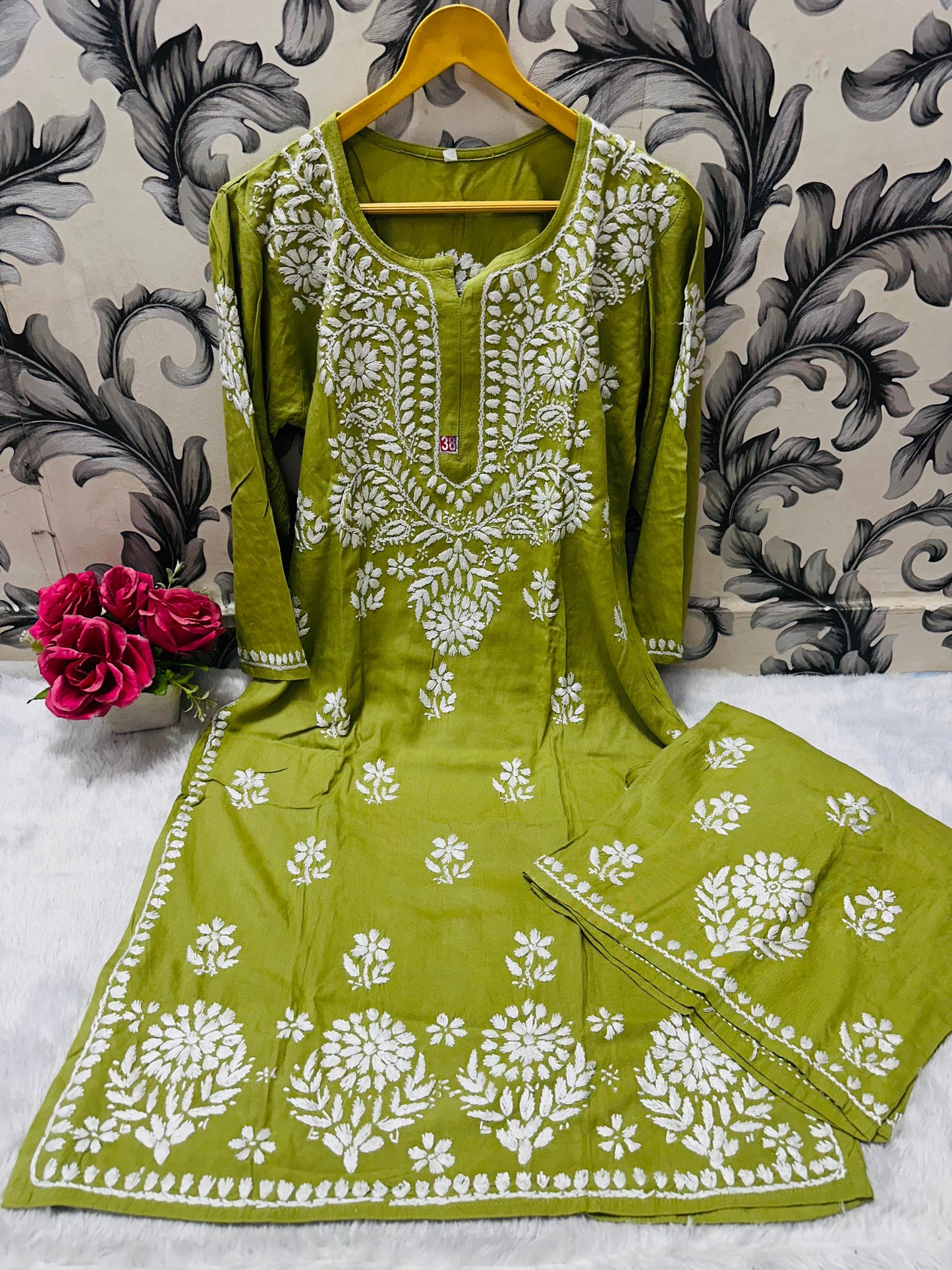 Rayon Kurti Plazo set