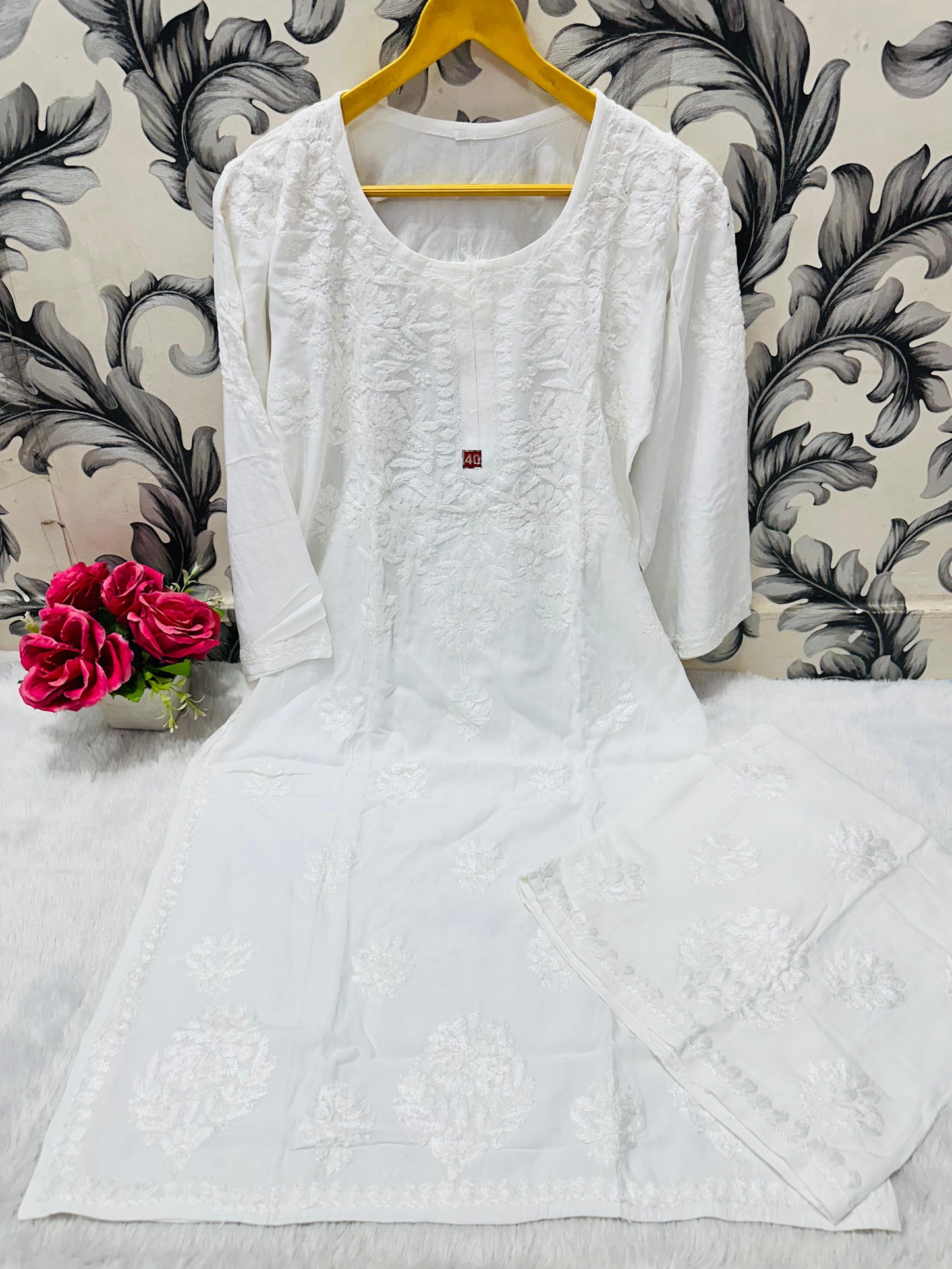 Rayon Kurti Plazo set