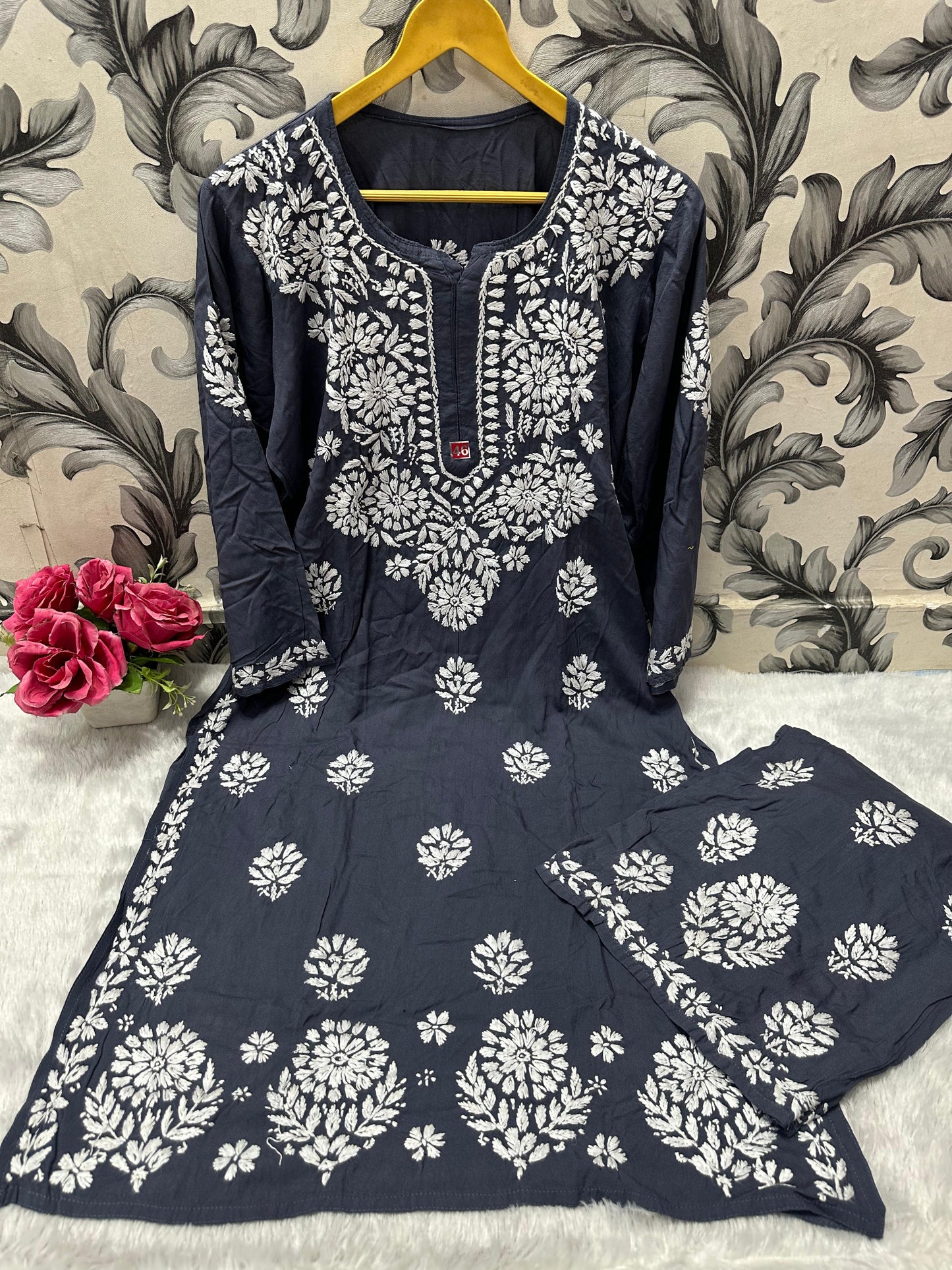 Rayon Kurti Plazo set