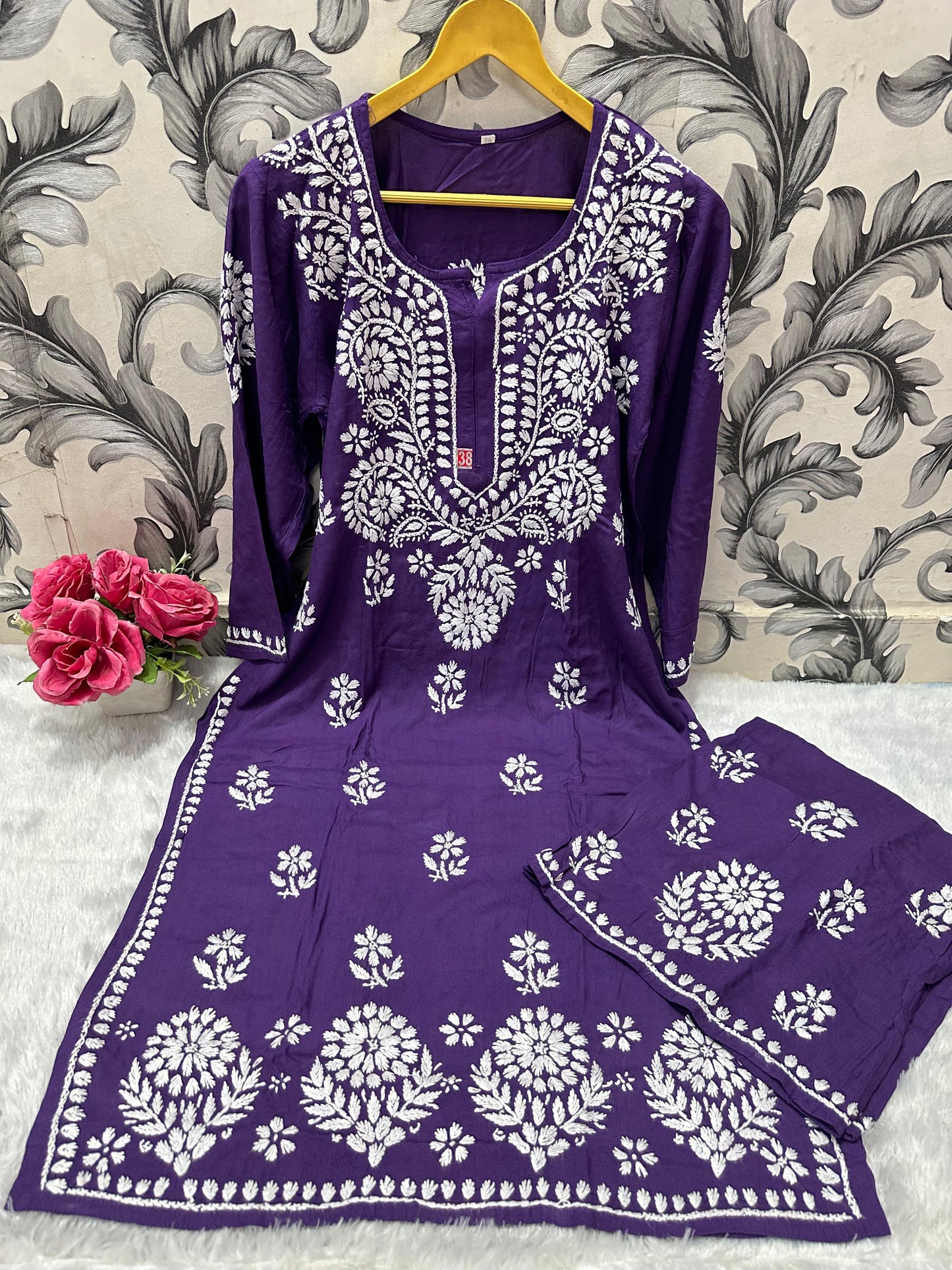 Rayon Kurti Plazo set