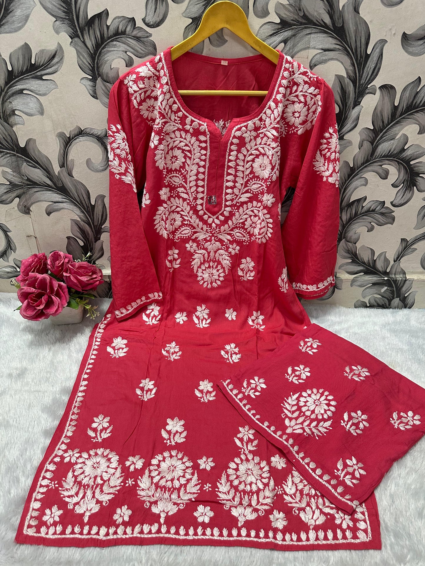 Rayon Kurti Plazo set