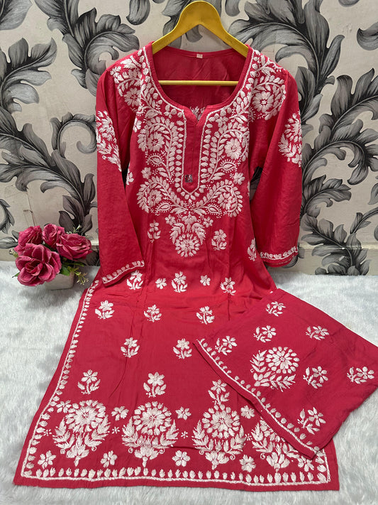 Rayon Kurti Plazo set