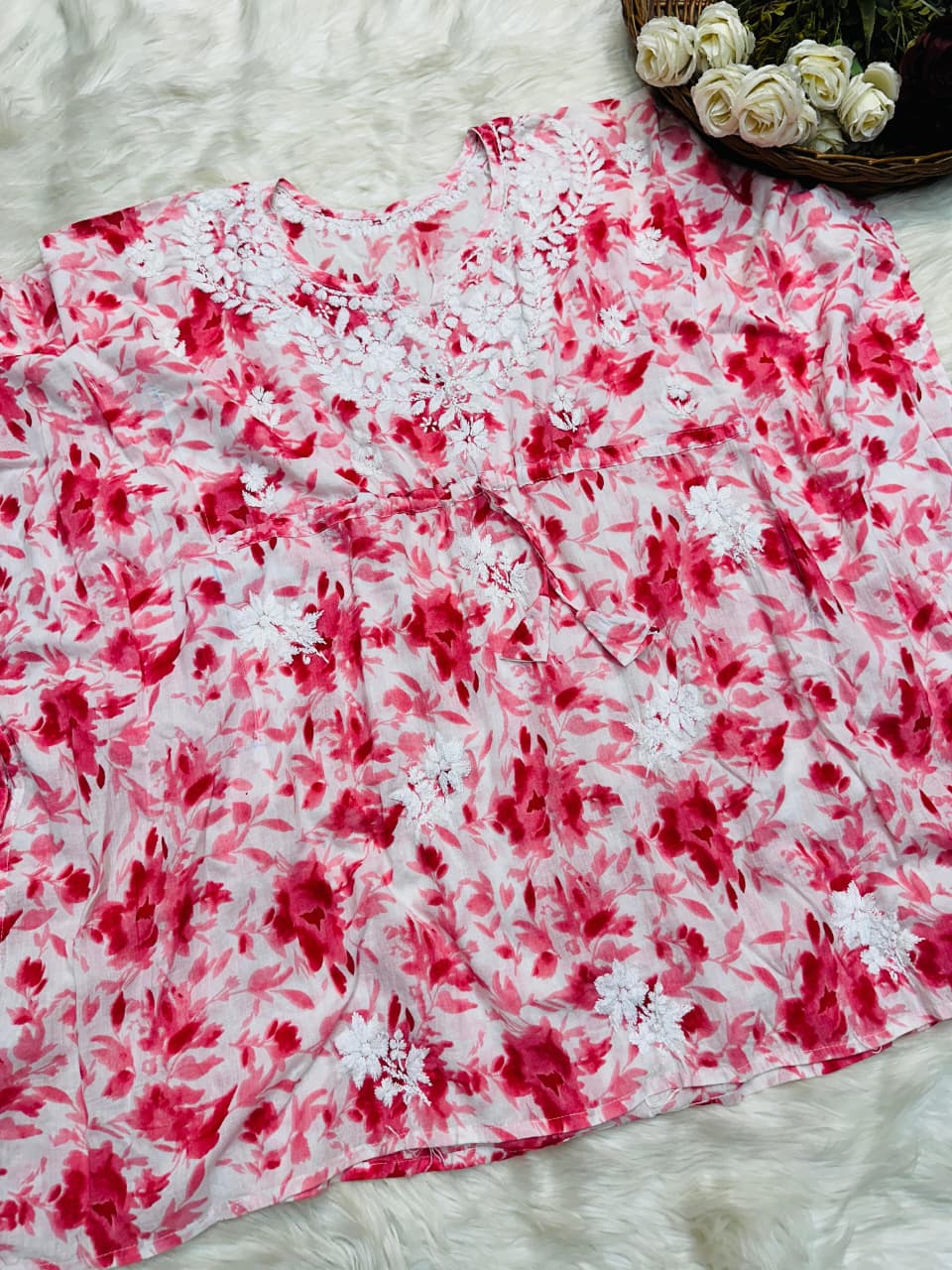 Mul mul kaftan short top