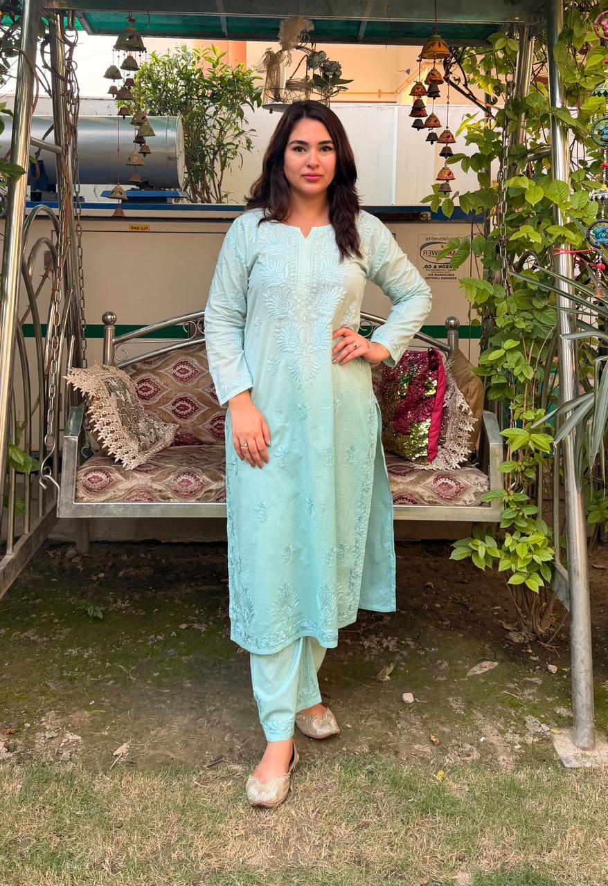Mul Cotton Plazo Set
