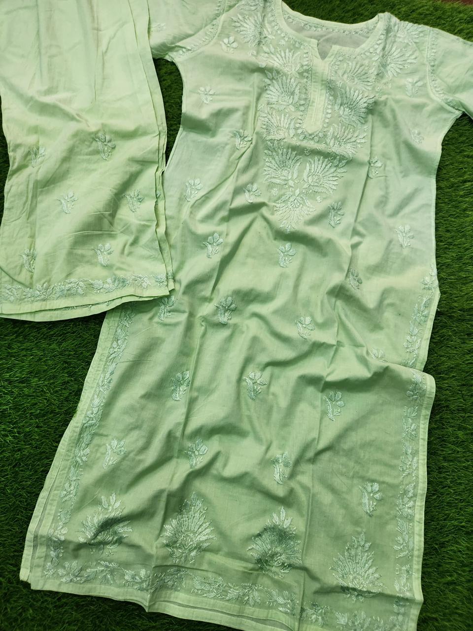 Mul Cotton Plazo Set