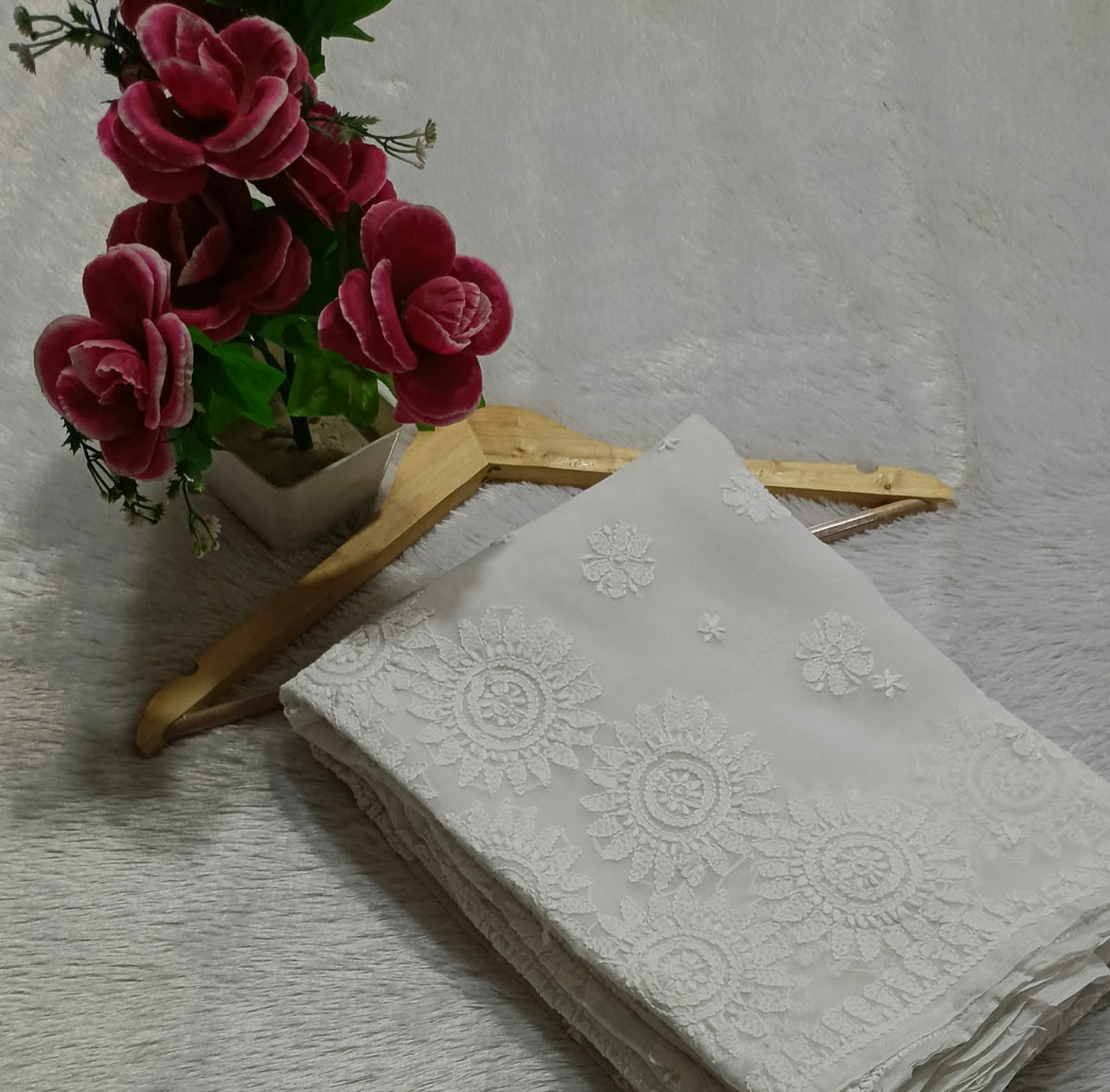 Georgette Saree Sun Flower