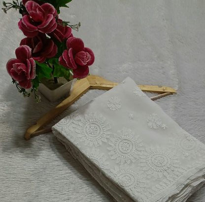 Georgette Saree Sun Flower