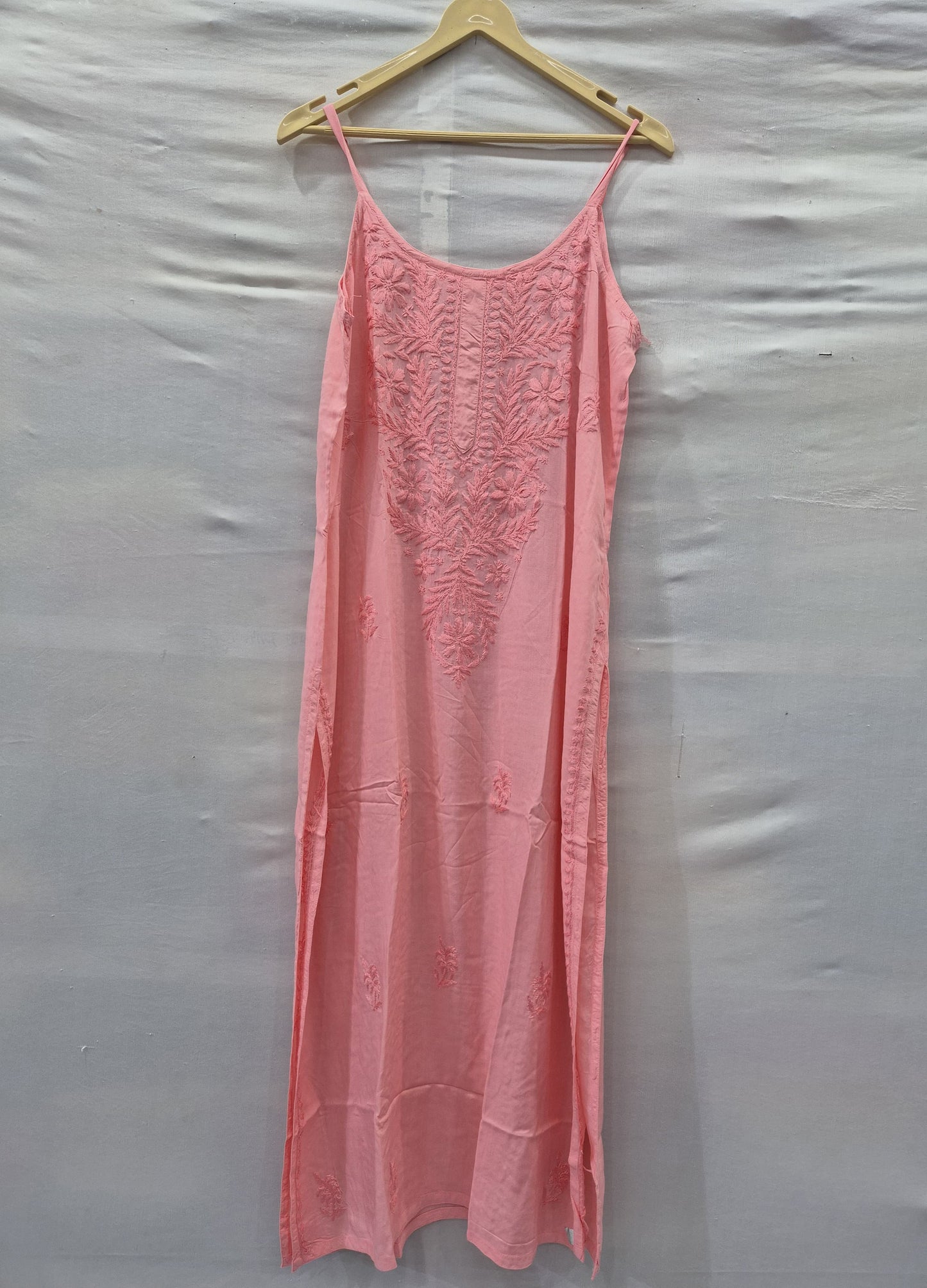 Noodle Strip Chikankari Kurti