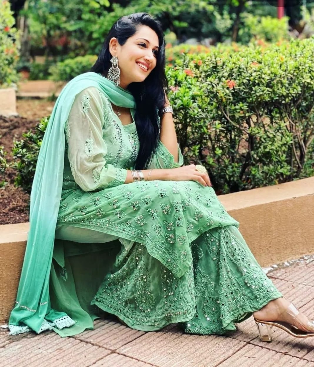 Mirror 3-Piece Chikankari Set