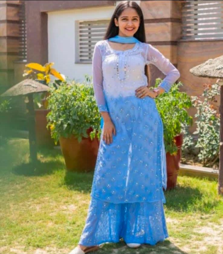 Mirror 3-Piece Chikankari Set