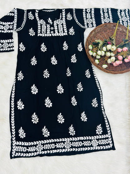 Modal Set with Chikankari Embroidery