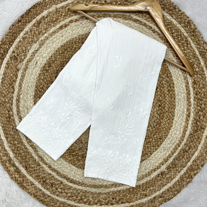 Cotton Chikankari Handmade Design  Pants