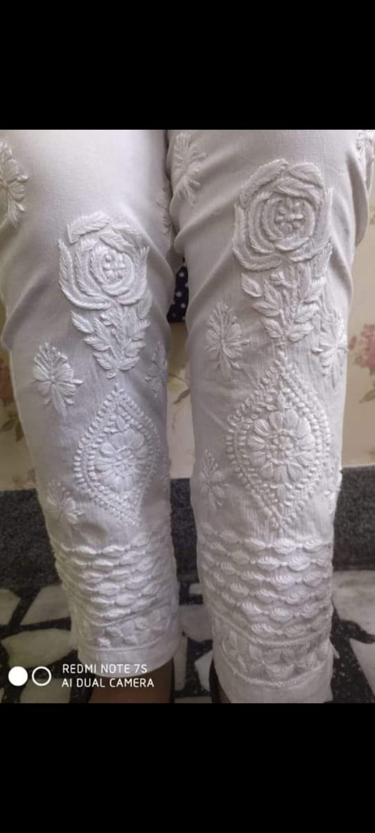 Cotton Chikankari Embroided Design Pant