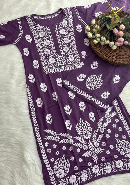 Luxury Soft Modal Kurti Set