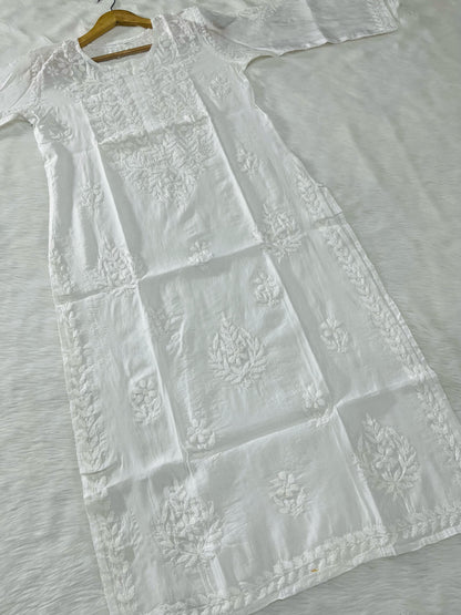 Chanderi  Premium Kurti Dyed Set