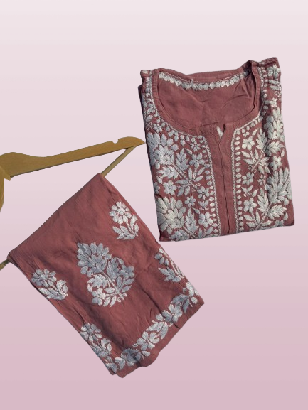Premium Rayon Chikankari Palazzo Set