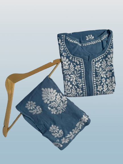 Premium Rayon Chikankari Palazzo Set