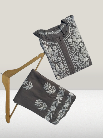 Premium Rayon Chikankari Palazzo Set